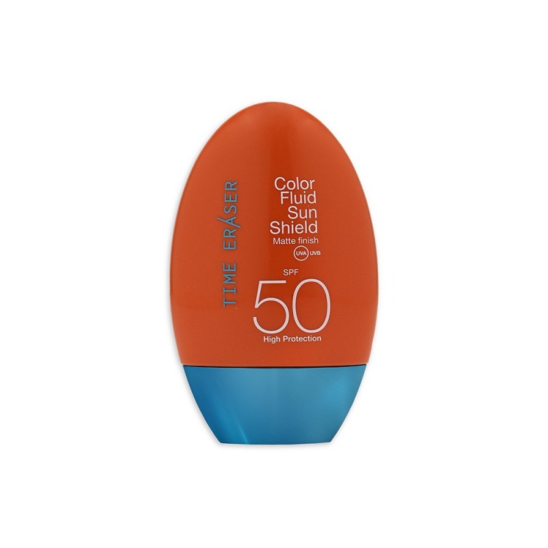 Panthenol Extra Time Eraser Color Fluid Sun Shield SPF50 Αντηλιακό Προσώπου Με Χρώμα 50 ml