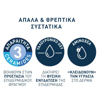 Cerave Hydrating Cream to Foam Αφρώδης Κρέμα Καθαρισμού Προσώπου Για Κανονική έως Ξηρή Επιδερμίδα 236ml
