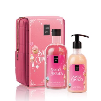 Lavish Care Snata's Cupcakes Special Christmas Set Αφρόλουτρο 500ml & Κρέμα Σώματος 300ml