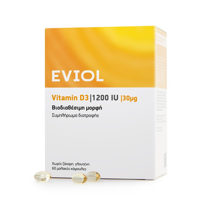 Eviol Vitamin D3 1200IU 60caps