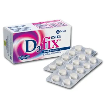 Uni-pharma D3 Fix Extra 2000iu Vitamin D3 2000iu 60 δισκία