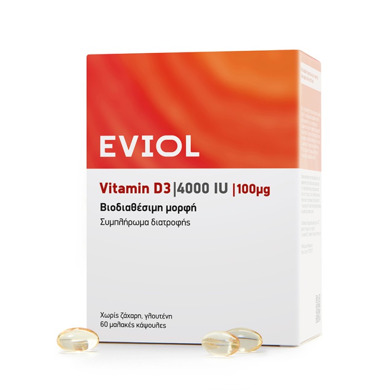Eviol Vitamin D3 4000IU 60 caps