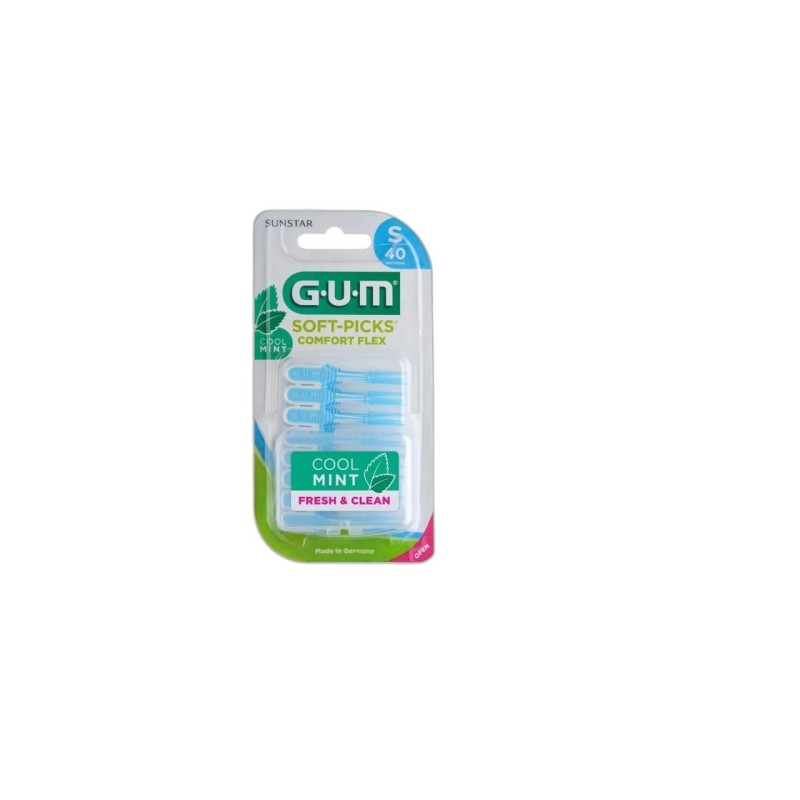 Gum Soft-Picks Comfort Flex Cool Mint, 669. Small, Εύκαμπτα Μεσοδόντια Βουρτσάκια - 40Τεμ