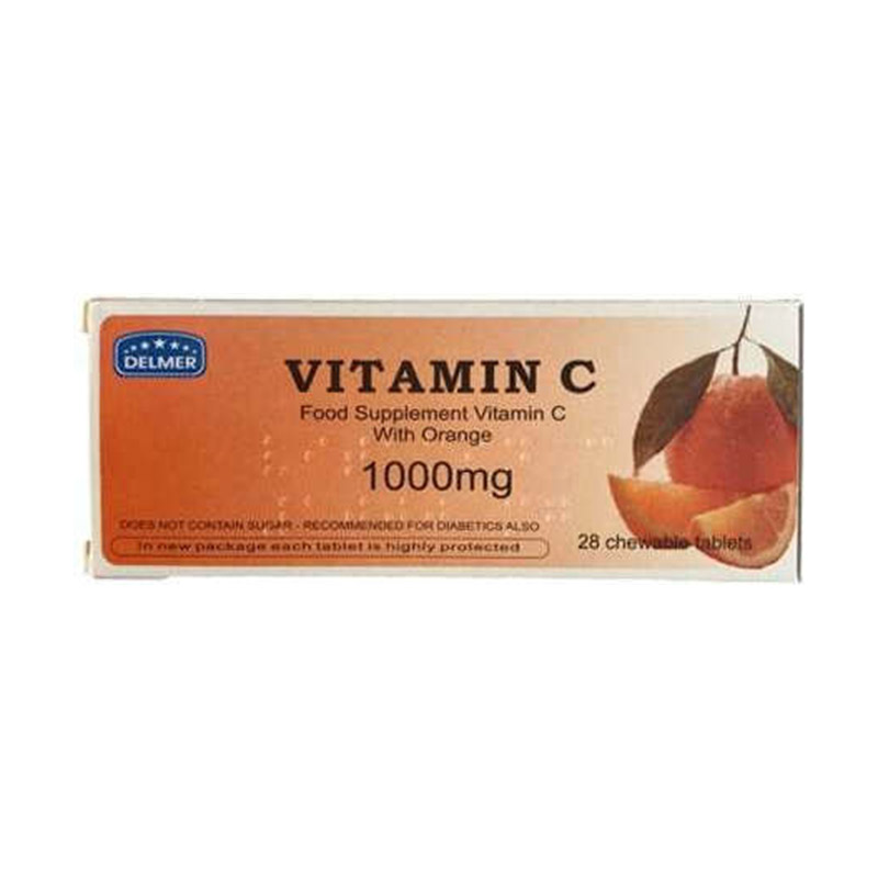 Medichrom Vitamin C 1000mg 28 μασώμενα δισκία 