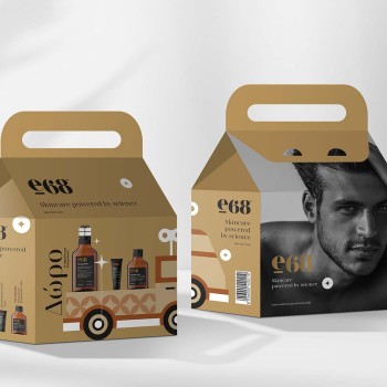 E68 Set Men Skin Care Radiant Smooth Ανδρική Κρέμα Προσώπου, 50ml & The Time After Shave, 90ml & Δώρο Energy Boost Ανδρικό Αφρόλουτρο, 300ml, 1σετ
