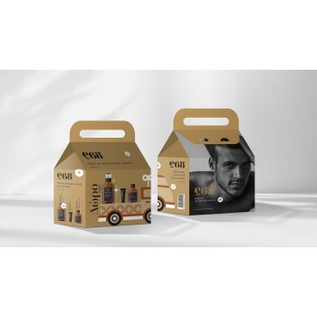 E68 Set Men Skin Care Radiant Smooth Ανδρική Κρέμα Προσώπου, 50ml & The Time After Shave, 90ml & Δώρο Energy Boost Ανδρικό Αφρόλουτρο, 300ml, 1σετ