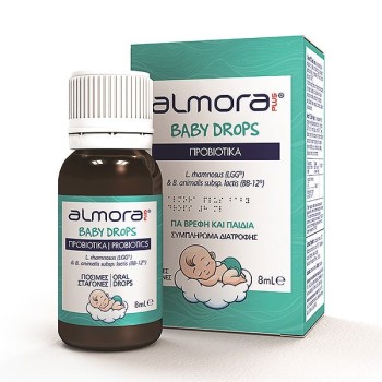 Almora Plus Probiotics Baby Drops Προβιοτικό σε Σταγόνες 8ml