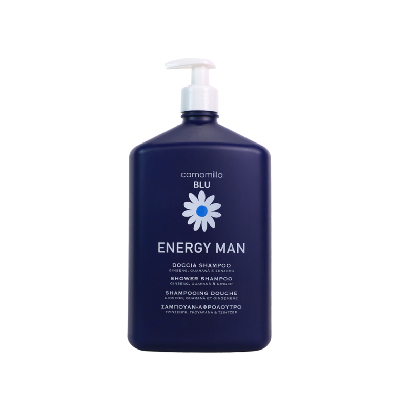 Camomilla Blu Energy Man Doccia Shampoo Σαμπουάν Αφρόλουτρο 1000ml