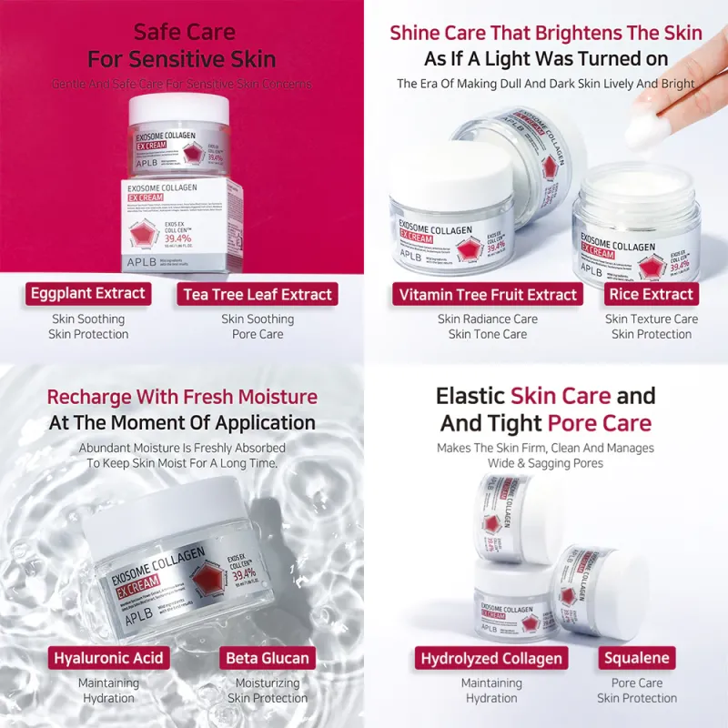 APLB Exosome Collagen Ex Cream Κρέμα Σύσφιξης με Εξωσώματα & Κολλαγόνο, 55 ml
