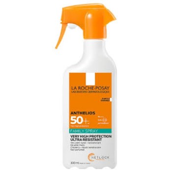 La Roche-Posay Anthelios Spray Family SPF50+,  Αντηλιακό Σπρέι Προσώπου και Σώματος για όλη την οικογένεια SPF50+, 300ml