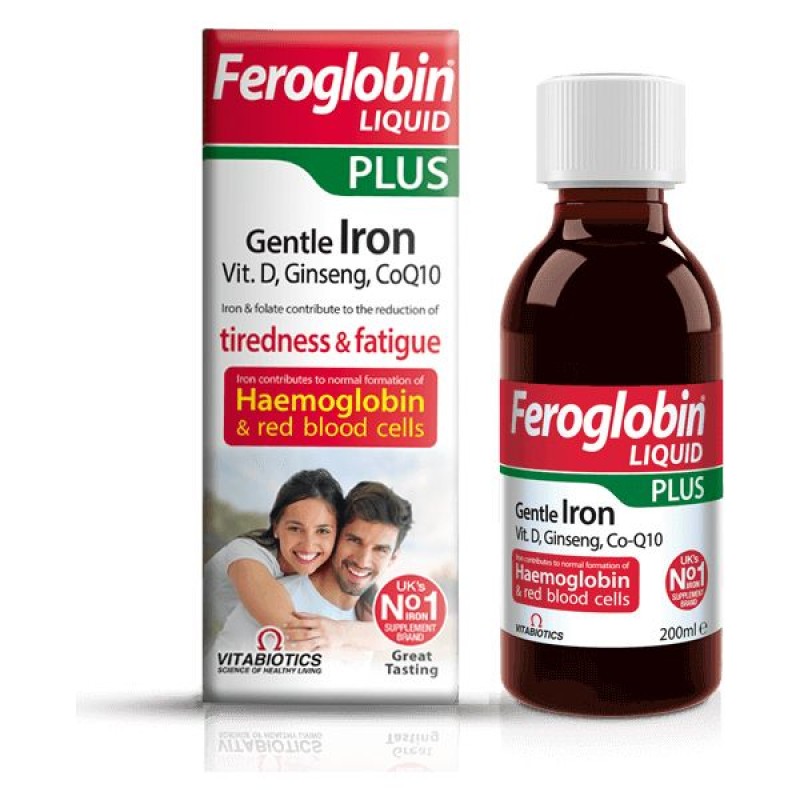 Vitabiotics Feroglobin Liquid Plus 200ml