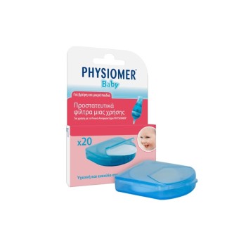 Physiomer Baby Φίλτρα Ρινικού Αποφρακτήρα, 20 τεμάχια