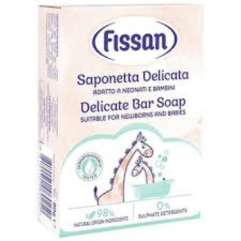 Fissan Delicate bar soap, Baby Βρεφικό Σαπούνι, 90g