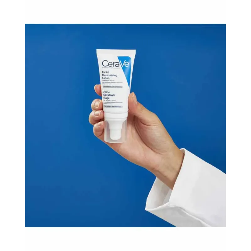 Cerave Facial Moisturizing Lotion Ενυδατική Κρέμα Προσώπου για Κανονικές και Ξηρές Επιδερμίδες 52ml