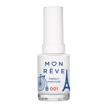 Mon Reve Nail French Manicure 001 White Tip Βερνίκι νυχιών για γαλλικό μανικιούρ