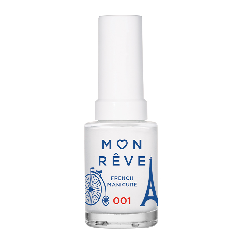 Mon Reve Nail French Manicure 001 White Tip Βερνίκι νυχιών για γαλλικό μανικιούρ
