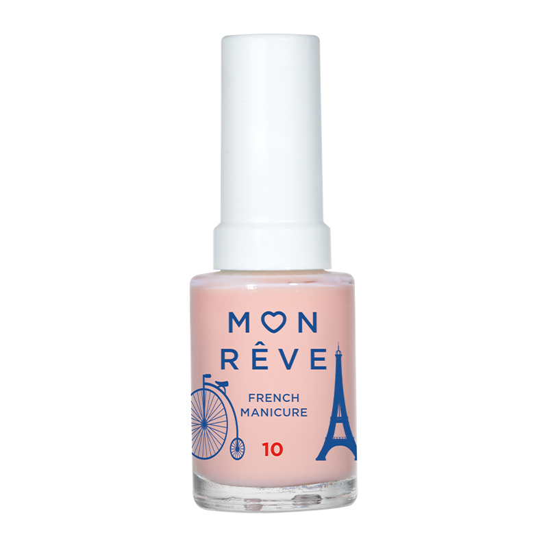 Mon Reve Nail French Manicure 10 Sheer Powder Βερνίκι νυχιών για γαλλικό μανικιούρ