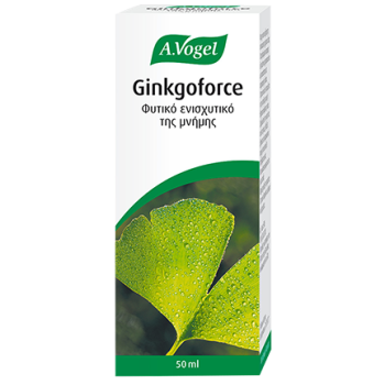 A.Vogel Geriaforce Gingoforce Φυτικό συμπλήρωμα διατροφής για τη φυσιολογική λειτουργία της μνήμης, 50ml