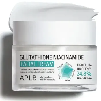 APLB Glutathione Niacinamide Facial Cream Κρέμα Προσώπου για Λάμψη & Ομοιόμορφο Τόνο, 55 ml