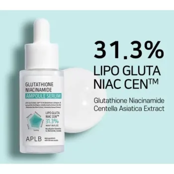 APLB Glutathione Niacinamide Ampoule Serum Ορός Λάμψης & Ομοιόμορφου Τόνου Ορός προσώπου, 40 ml