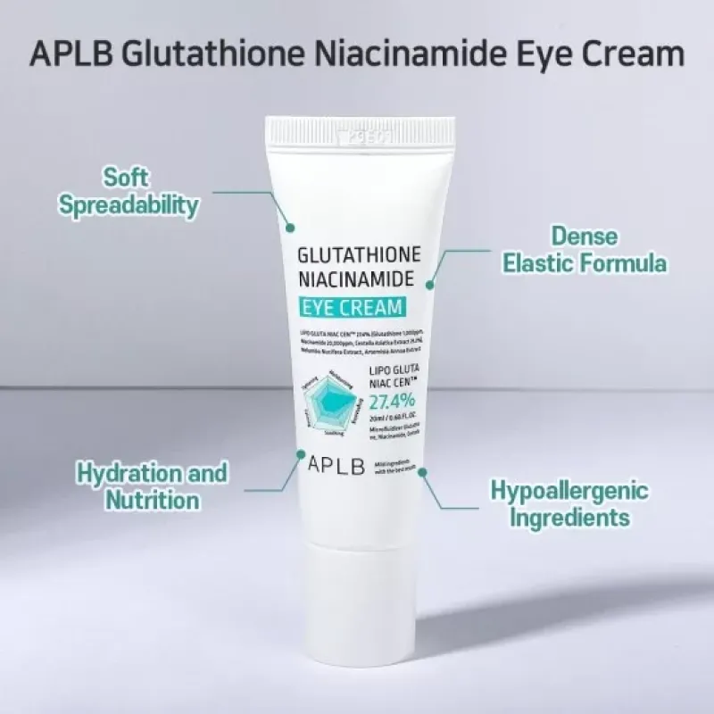 APLB Glutathione Niacinamide Eye Cream Κρέμα Ματιών για Λάμψη & Σύσφιξη Κρέμα Ματιών, 20 ml