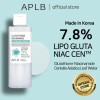 APLB Glutathione Niacinamide Facial Toner Τονωτική Λοσιόν για Ενυδάτωση & Λάμψη Τονωτική Λοσιόν, 160 ml