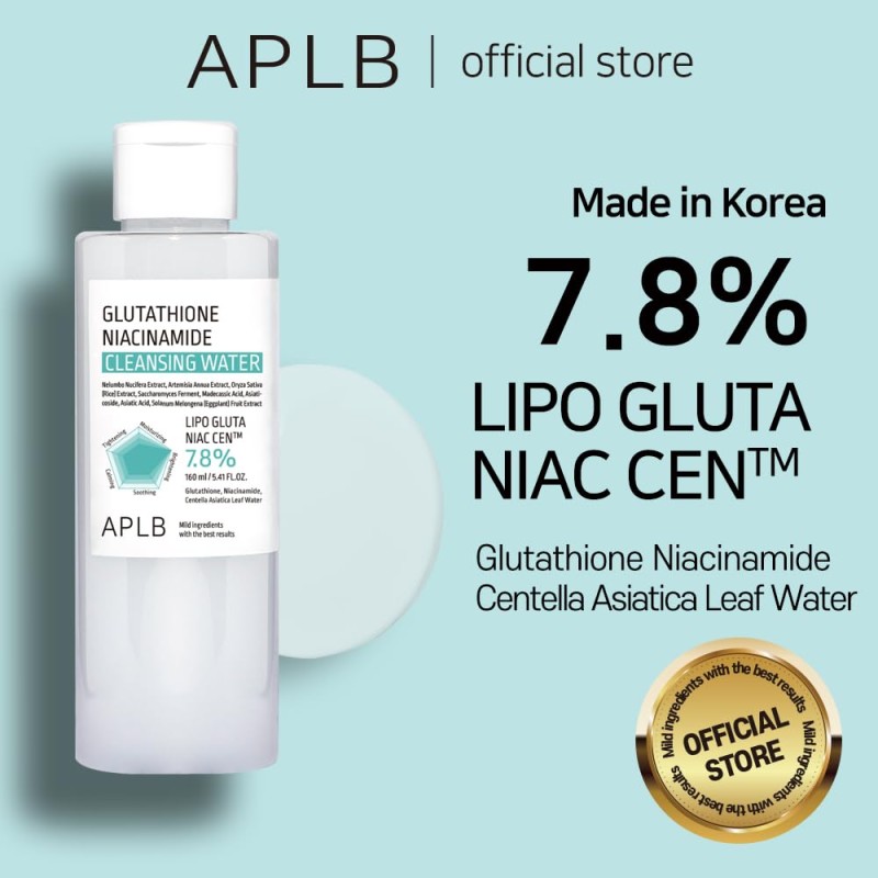APLB Glutathione Niacinamide Facial Toner Τονωτική Λοσιόν για Ενυδάτωση & Λάμψη Τονωτική Λοσιόν, 160 ml