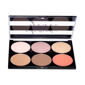 Mon Reve Shape Guru Palette Παλέτα Σμίλευσης του Προσώπου με Highlighter,Contour & Blush 01 Light