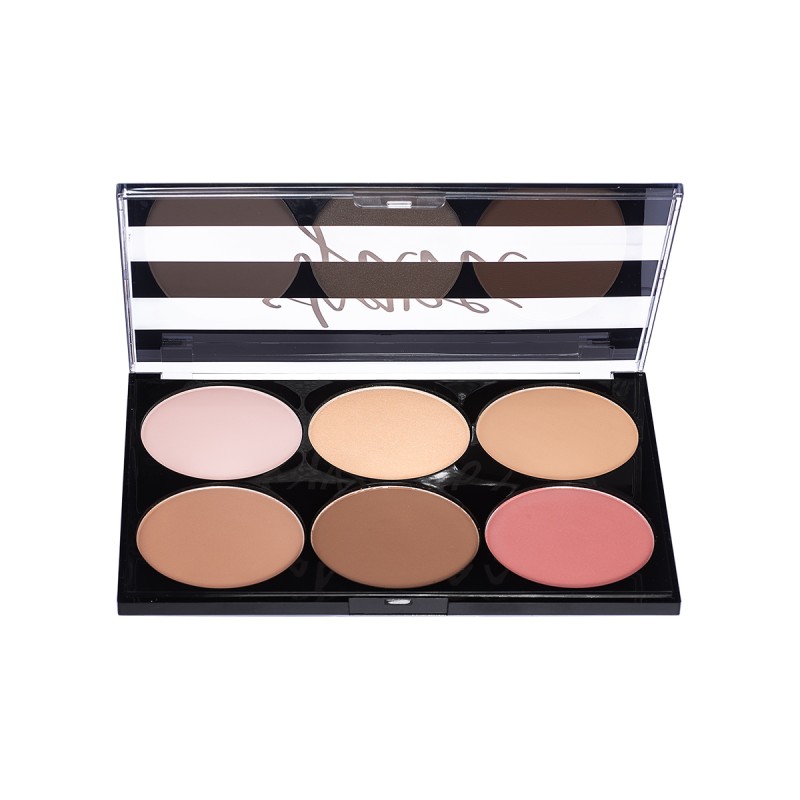 Mon Reve Shape Guru Palette Παλέτα Σμίλευσης του Προσώπου με Highlighter,Contour & Blush 03 Deep