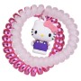 Hello Kitty Spiral Λαστιχάκι Μαλλιών Ροζ 2 τεμάχια