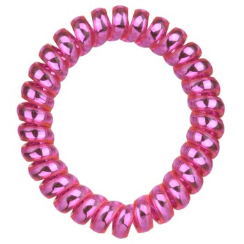 Hello Kitty Spiral Λαστιχάκι Μαλλιών Ροζ 2 τεμάχια