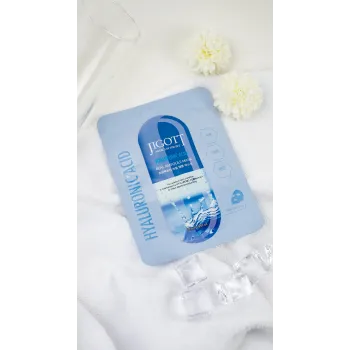 Jigott Hyaluronic Acid Real Ampoule Mask Ενυδατική Μάσκα με Υαλουρονικό Οξύ για Ελαστικότητα & Φρεσκάδα 27ml