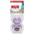NUK First Choice Classic Day & Night – Ορθοδοντικές Πιπίλες Σιλικόνης με Θήκη Μεταφοράς & Αποστείρωσης για Βρέφη 0-6 Μηνών (2 τεμάχια)