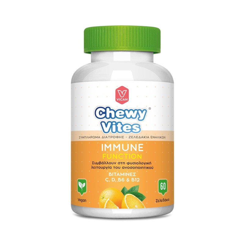 Chewy Vites Adults Immune Function, Συμπλήρωμα Διατροφής για την ενίσχυση του Ανοσοποιητικού, 60 gummies