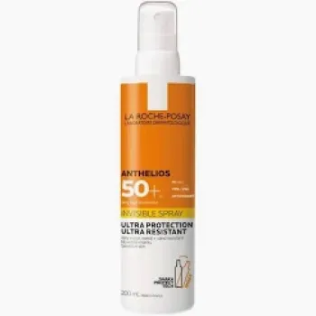 La Roche Posay Anthelios Invisible Spray SPF50+, Αόρατο Αντηλιακό Spray με Πολύ Υψηλή Προστασία για Πρόσωπο και Σώμα, 200ml