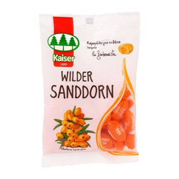 Kaiser Wilder Sanddorn Καραμέλες για τον Βήχα Με Ιπποφαές και γέμιση φρούτων
