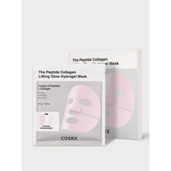 COSRX The Peptide Collagen Lifting Glow Hydrogel Mask Μάσκα Προσώπου για Σύσφιξη, Ανόρθωση & Λάμψη Μάσκα Προσώπου, 34 g