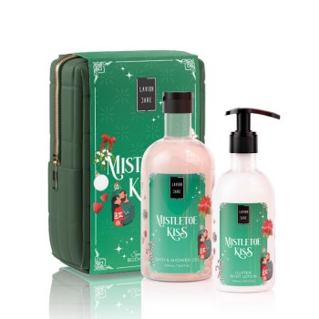 Lavish Care Mistletoe Kiss Special Christmas Set Αφρόλουτρο 500ml & Κρέμα Σώματος 300ml