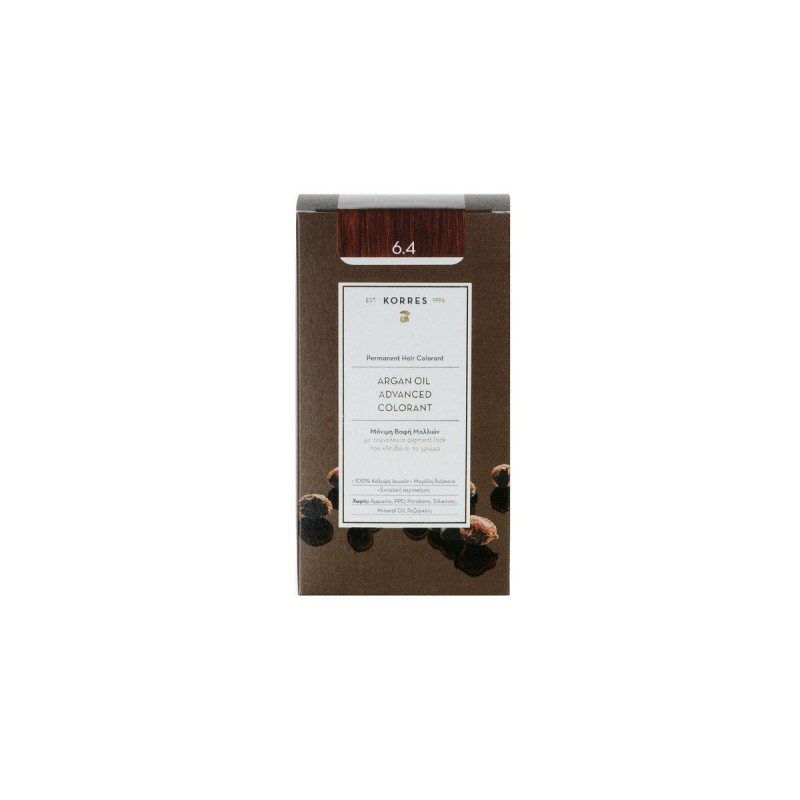 Korres Argan Oil Advanced Colorant 6.4 Ξανθό σκούρο χάλκινο