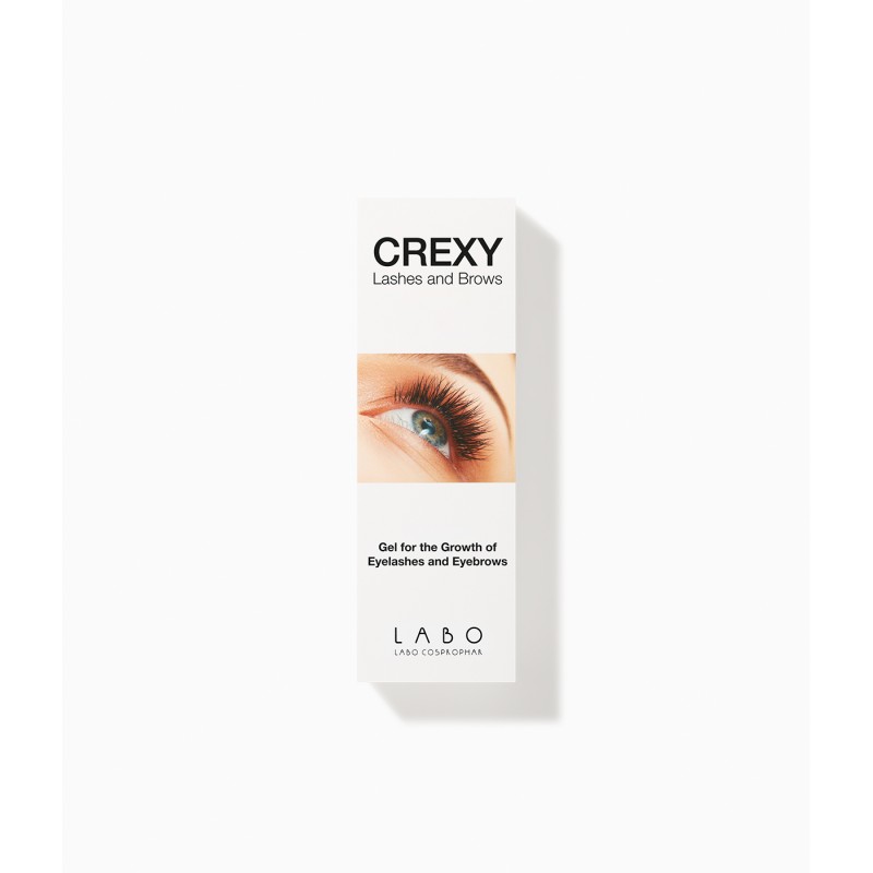 Labo Crexy Lashes and Brows Gel, Μάσκαρα τζελ για Ανάπτυξη Βλεφαρίδων και Φρυδιών, 8ml