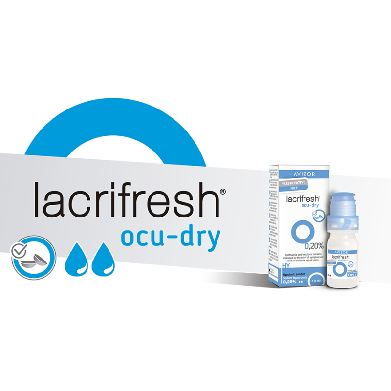 Avizor Lacrifresh Ocu-Dry 0.20% Οφθαλμικές Σταγόνες (10ml)