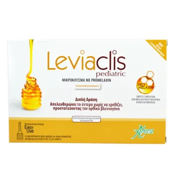 Aboca Leviaclis Pediatric Μικροκλύσματα για Βρέφη και Μικρά Παιδιά 5gr, 6 τεμάχια
