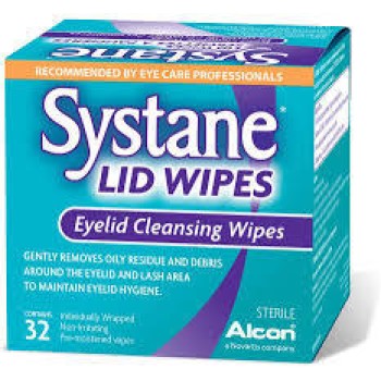 Systane Lid Wipes Υποαλλεργικά Μαντηλάκια Καθαρισμού Βλεφάρων, 30τεμάχια