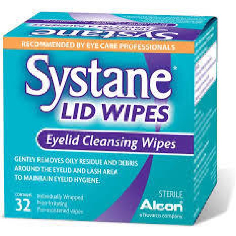 Systane Lid Wipes Υποαλλεργικά Μαντηλάκια Καθαρισμού Βλεφάρων, 30τεμάχια