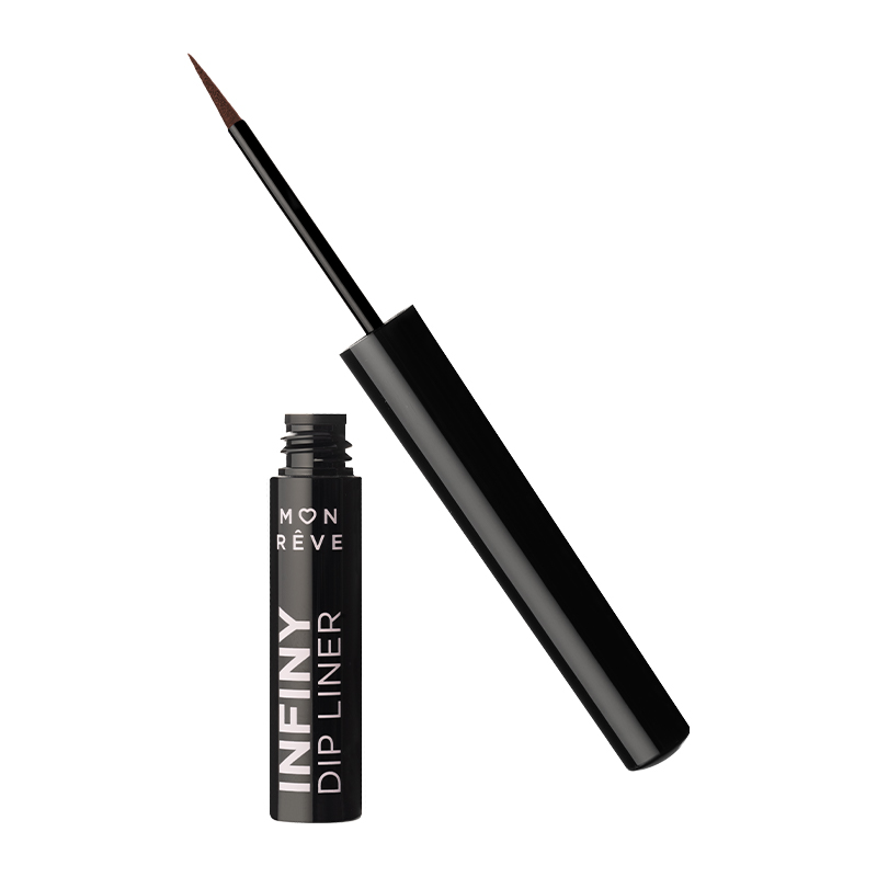 Mon Reve Infiny Dip Waterproof Eyeliner 13 Brown Black
