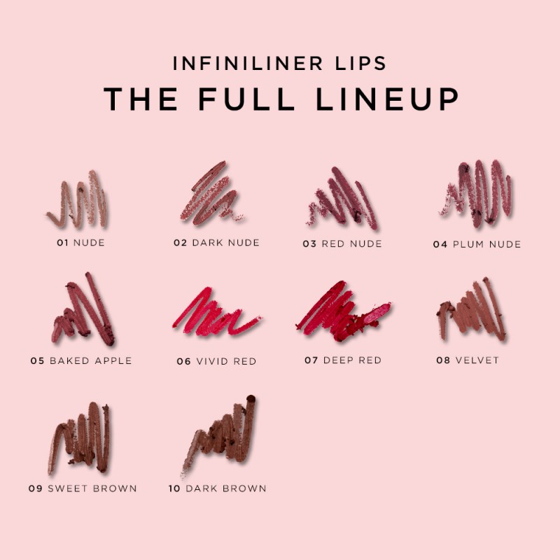 Mon Reve Infiniliner Gel Lip Pencil 01 Nude 