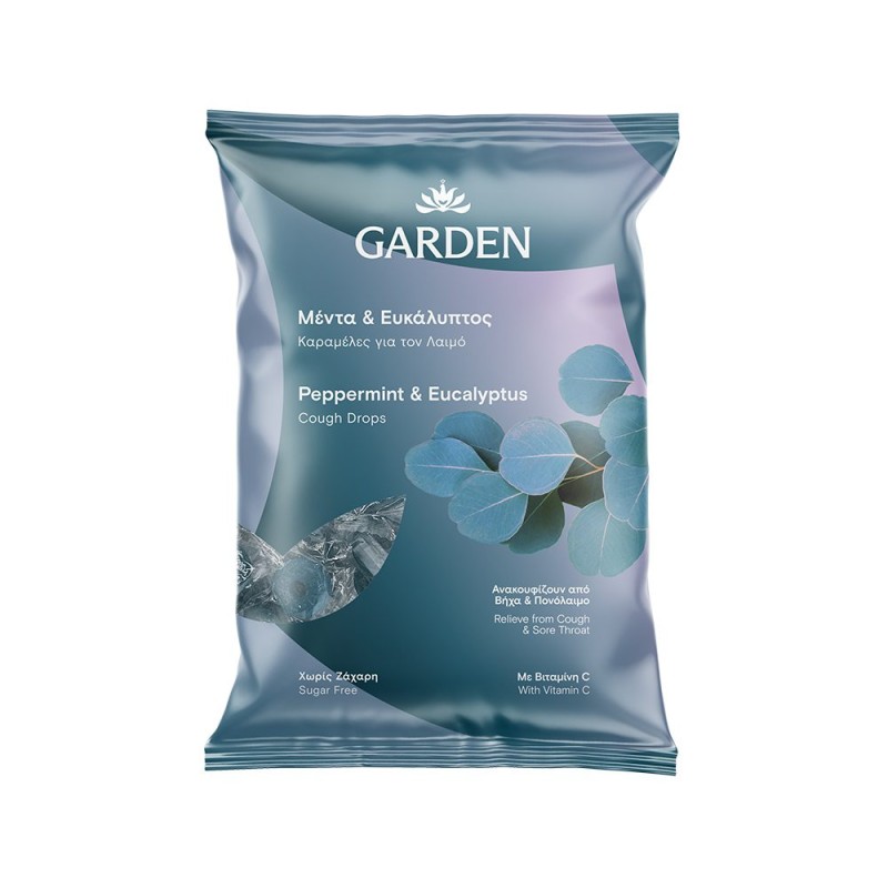 Garden Καραμέλες Λαιμού Μέντα & Ευκάλυπτος 60g