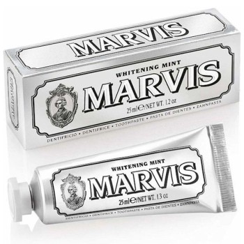 Marvis Whitening Mint Toothpaste Λευκαντική Οδοντόκρεμα με Γεύση Μέντας, 25ml