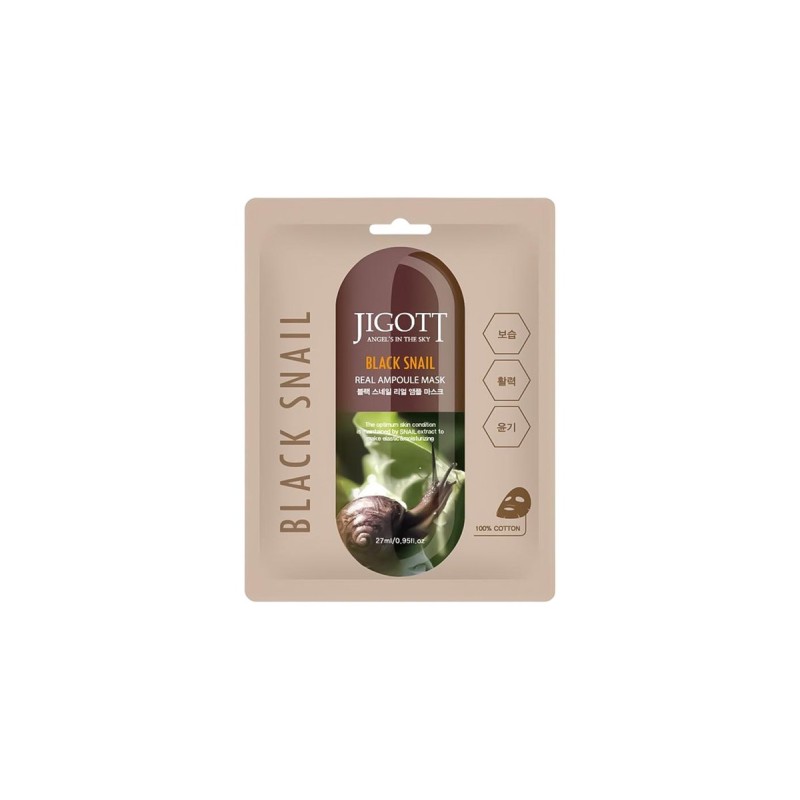 Jigott Black Snail Real Ampoule Mask
