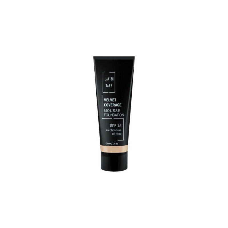 Lavish Care Velvet Coverage Mousse Foundation 01Beige